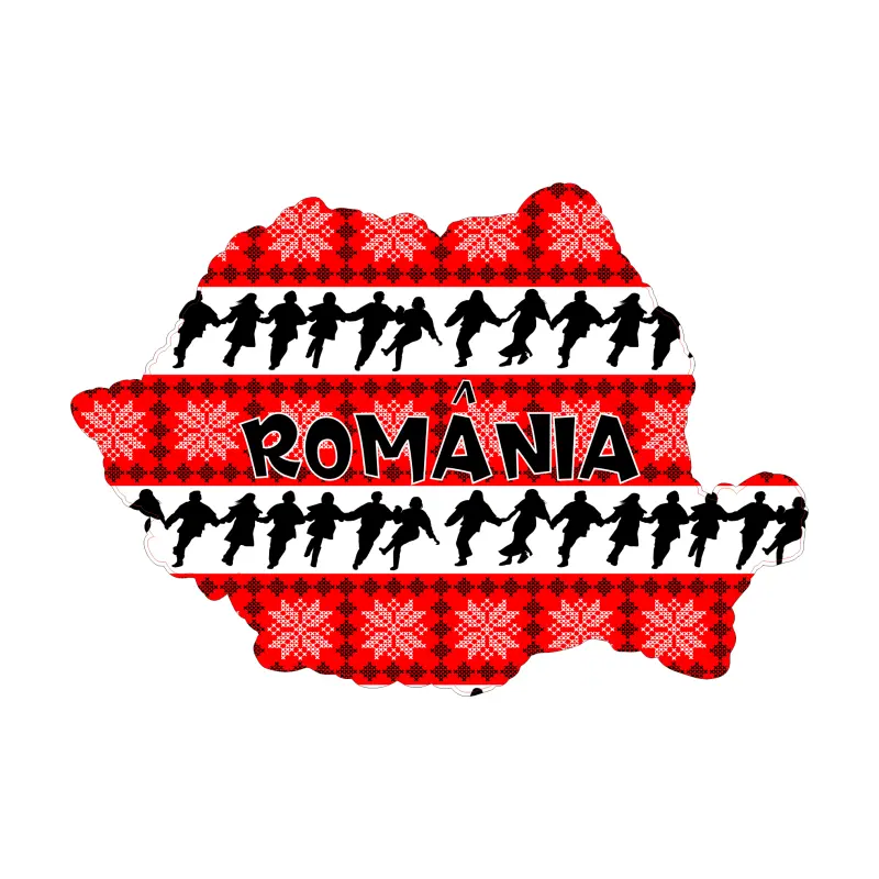 Mgs024-harta romania, magnet frigider